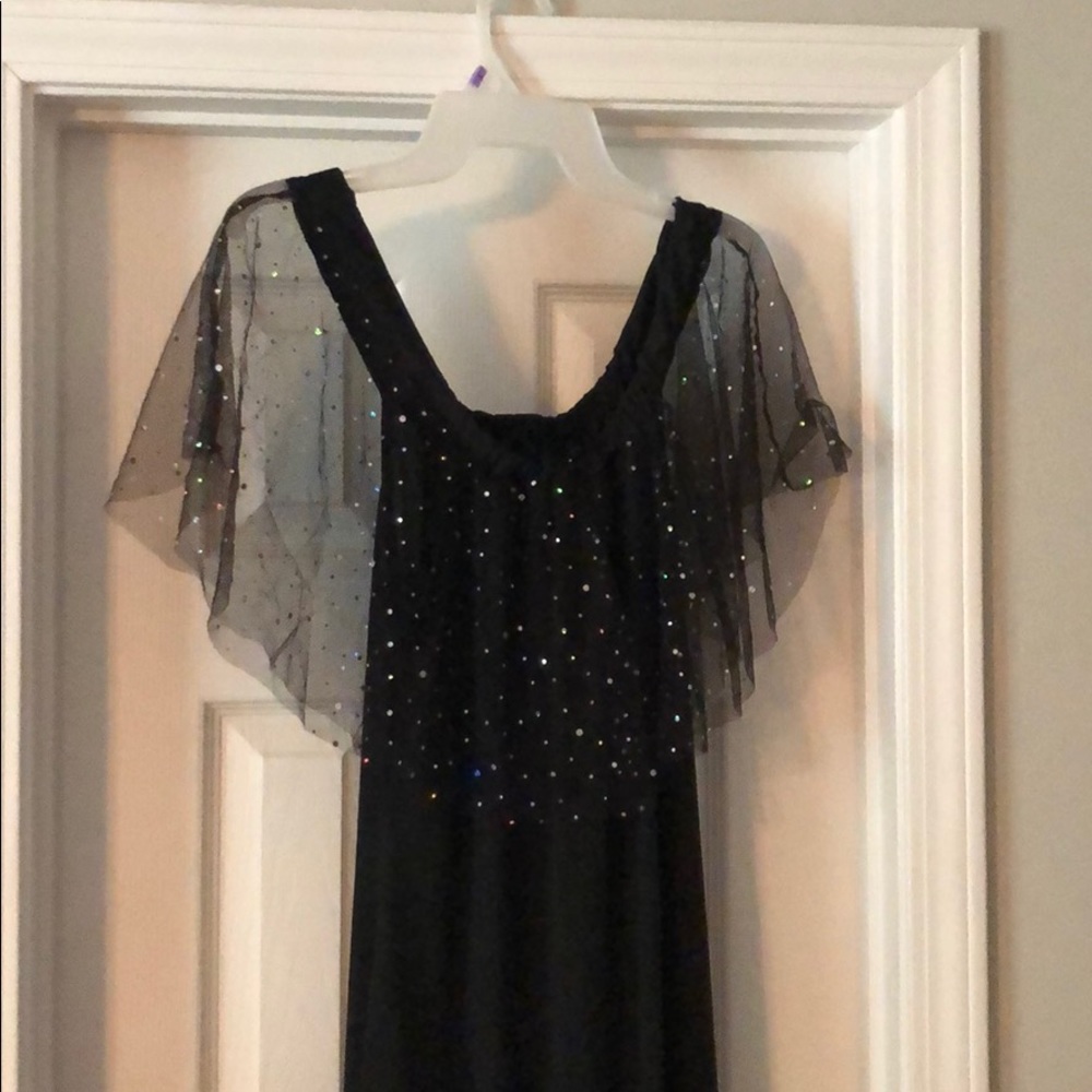 Plus Size Black Formal Gown